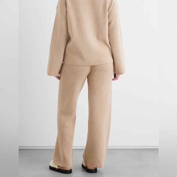 Iris & Ink (Chloe Mélange wool wide leg pants) - Picture 5 of 7